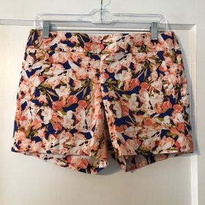 EUC Floral J. Crew Shorts
